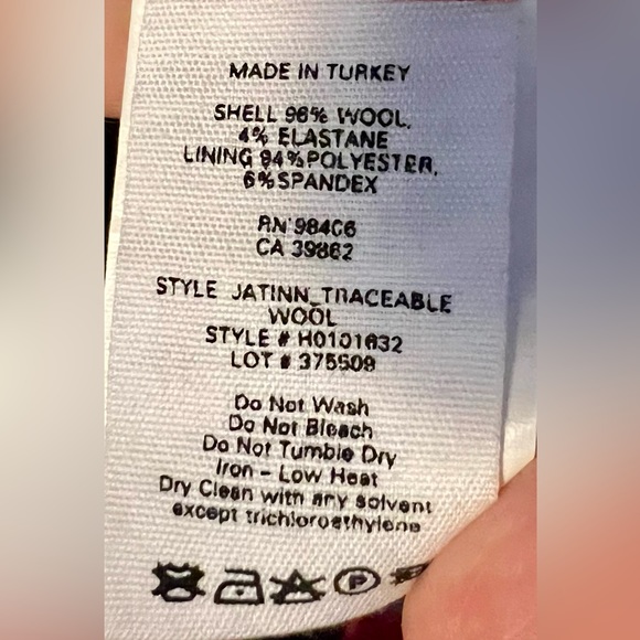 Theory Red lined short dress. Size 4. - Picture 5 of 7